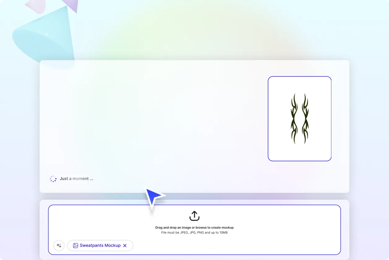 Free AI Sweatpants Mockup Generator, Free AI Sweatpants Mockup Maker Online